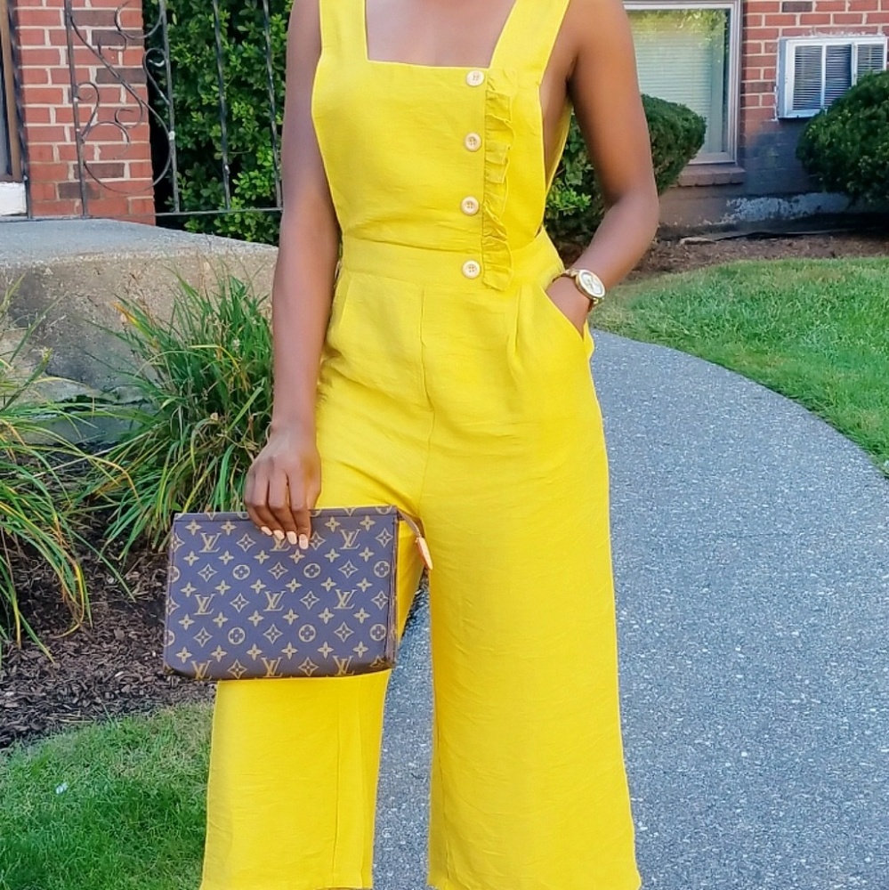 Yellow jumpsuit